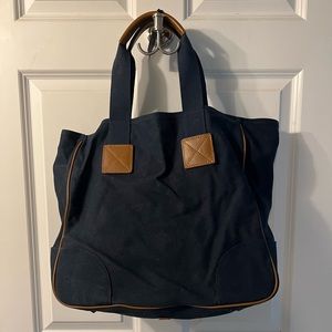 NWT Ralph Lauren canvas/leather tote
